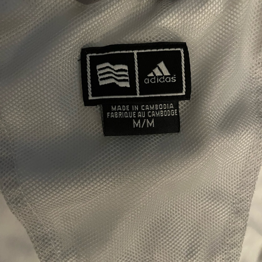 Adidas Climaproof White Zip Up Vest Womens Size M Casual Run Top Cottonwood - Picture 4 of 5